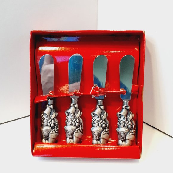 Holiday Spreaders Home for the Holidays May Co set of 4 - Picture 2 of 9